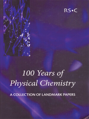 cover image of 100 Years of Physical Chemistry